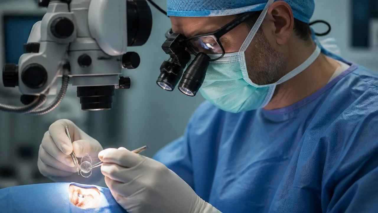 A multifocal smart intraocular lens used to restore near and distance vision